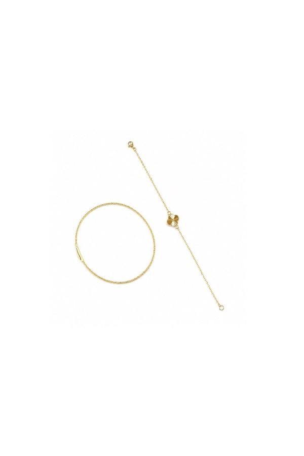  14K ALTIN BİLEZİK VE VCA KOMBİN