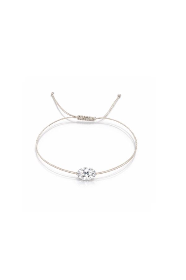  2 KARAT OVAL TEKTAŞ PIRLANTA BİLEKLİK