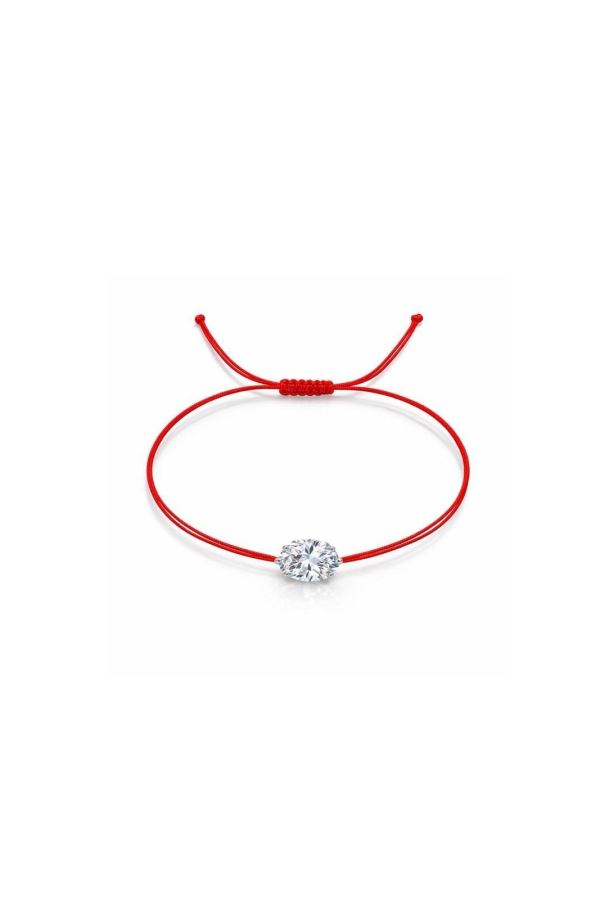  2 KARAT OVAL TEKTAŞ PIRLANTA BİLEKLİK