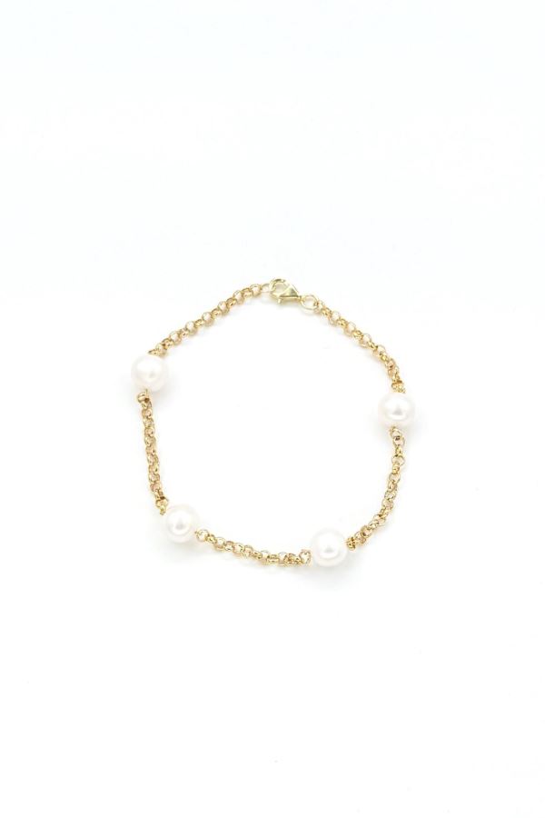  Akoya İnci Gümüş Bileklik