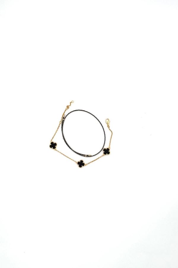  Altın İp Ve VCA Bileklik Set