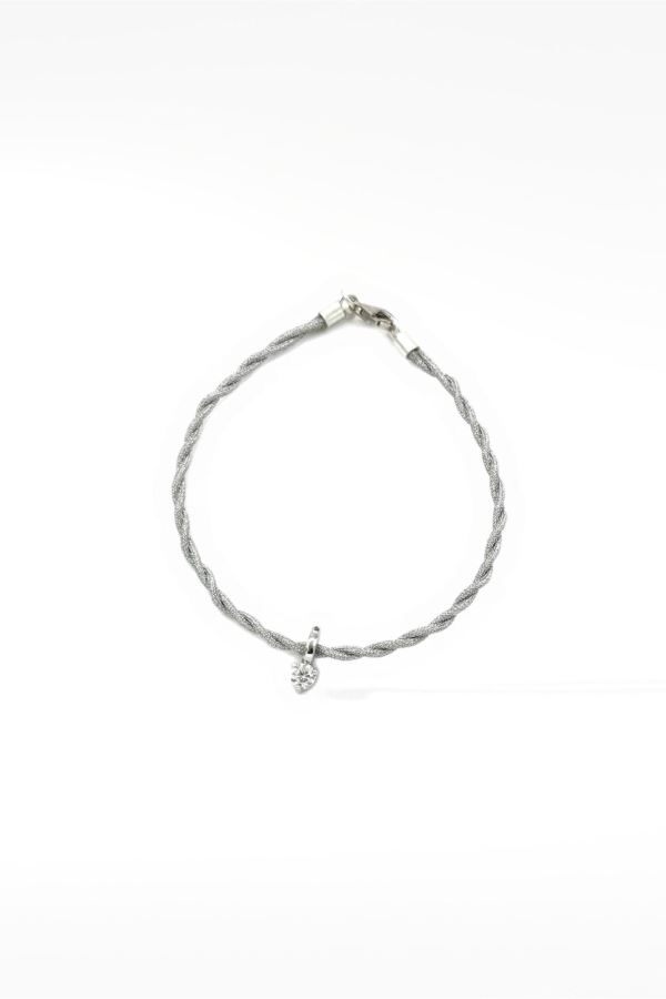  Burgulu Altın İp Tak çıkar mozanit uçlu