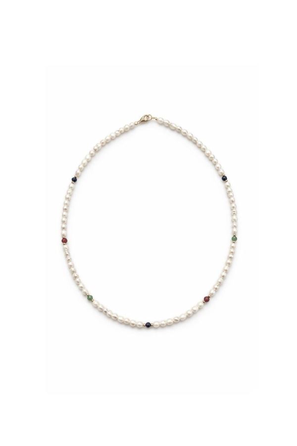  14 AYAR ALTIN MIX İNCİ KOLYE