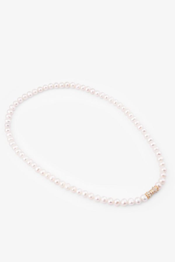  İnci 24K 100 Carat Mikron Altın Kapalama Kolye