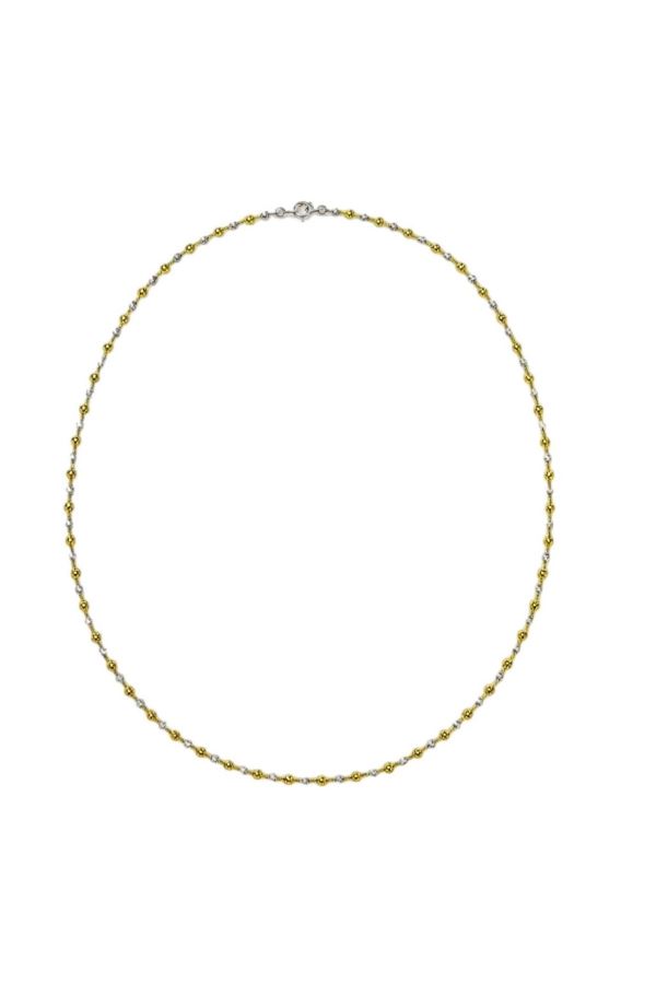 İtalyan Çift Renk Zincir Kolye