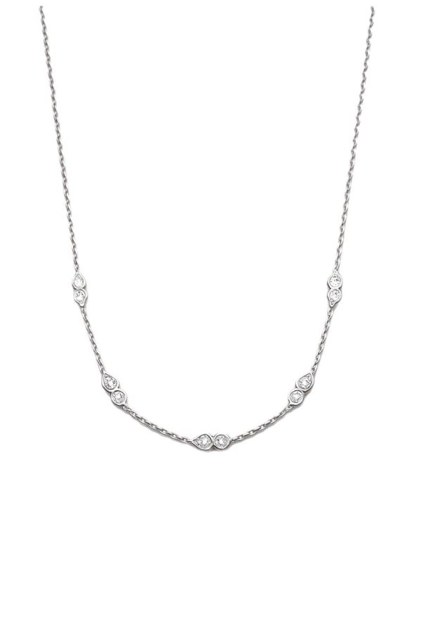  İtalyan Taşlı Kolye