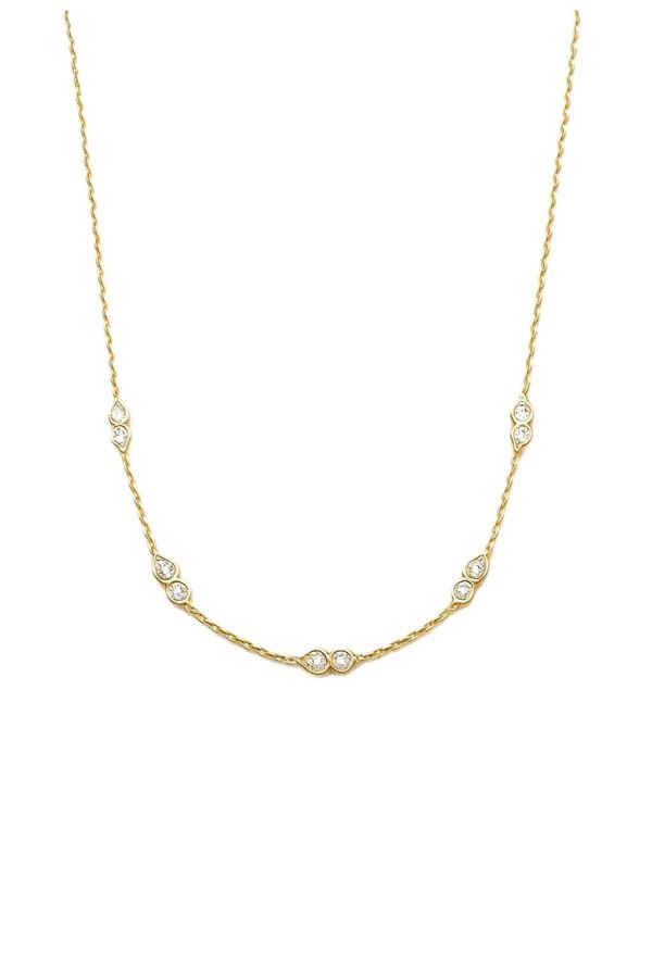  İtalyan Taşlı Kolye