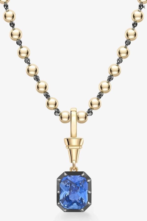  Jessica Zümrüt Ve Safir Kolye