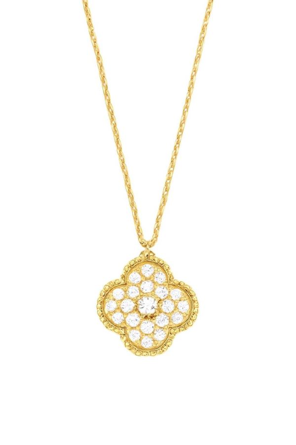  VCA MARKA TAŞLI UZUN KOLYE