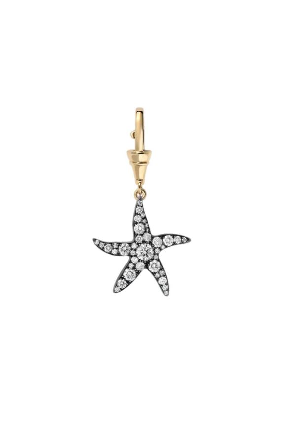  Starfish diamond Kolye Ucu 