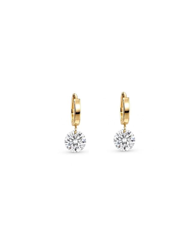  14 AYAR ALTIN 2 CARAT PIRLANTA  KÜPE