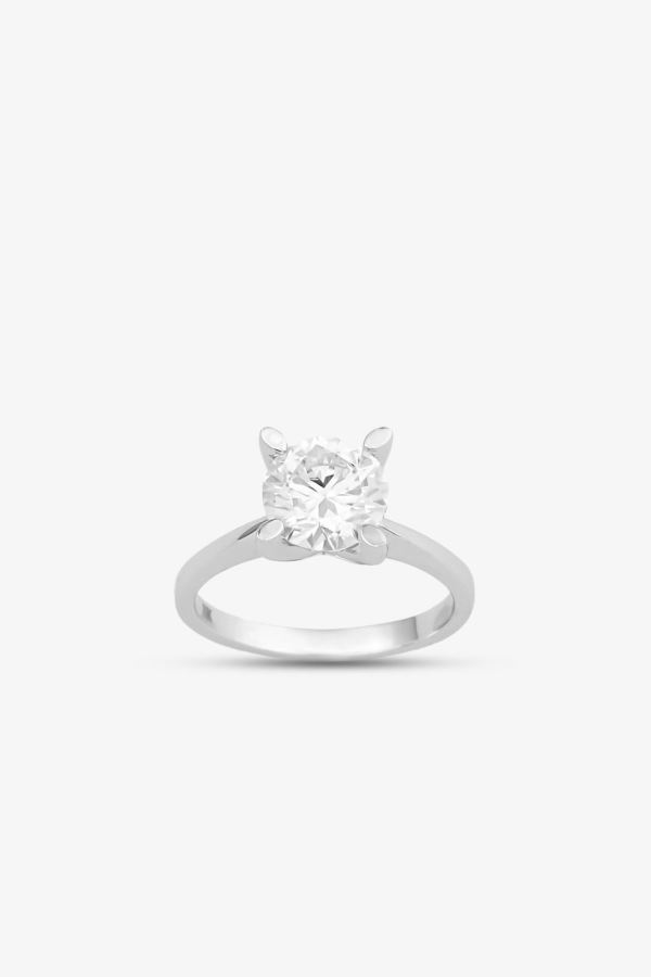  14 Ayar Altın Badem Montür 2 Carat Yüzük